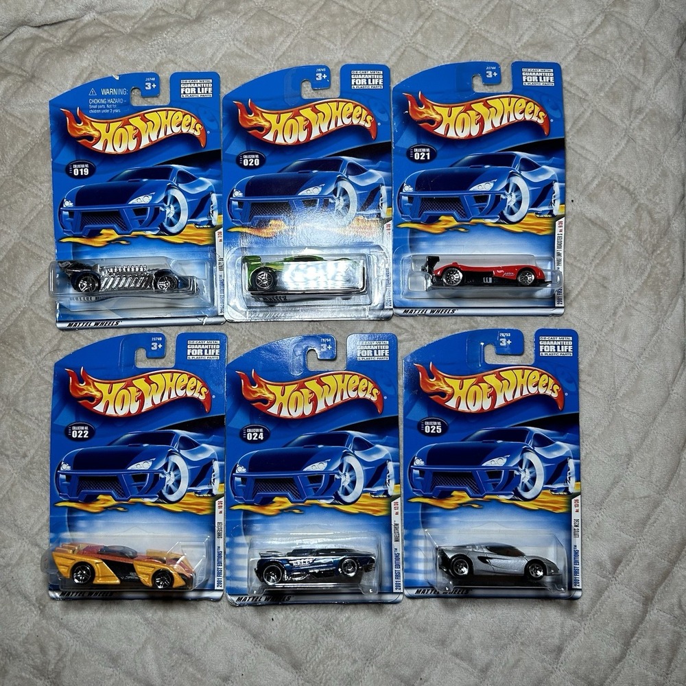 Hot‎ Wheels 2001 First Editions Set Of 6 Diecast Car 1:64